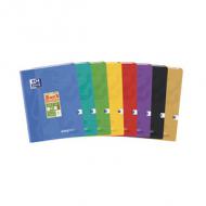 Oxford Cahier piqre EasyBOOK KRAFT, 240 x 320 mm, assorti ----------------- pour le marché: F -----------------------cahier 3 en 1 recyclable, 96 pages, papier 90 g / m2, extra blanc, couverture en kraft résistante, aspect naturel, avec 1 pochette de rangement et 1 marque page, coloris assortis (400145246)