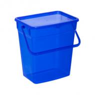Waschmittelbehälter, blau-transparent
