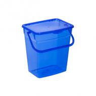 Waschmittelbox, blau-transparent