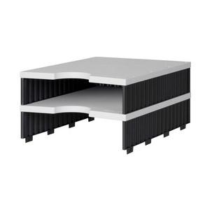 Aufbaueinheit styrodoc uno, 2 Fächer, schwarz/grau 268-1102.98