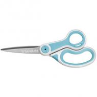 Schere Carbo Titanium, 204 mm, blau / weiß