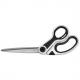 Schere Carbo Titanium, 230 mm, schwarz / weiß E-37081 BLUE