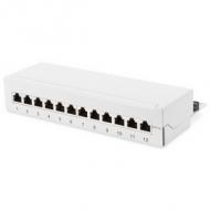 Desktop Patch Panel Kat. 6A, Klasse EA, grau