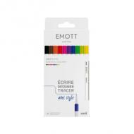 Fineliner EMOTT, 10er Set "Essential Colors"