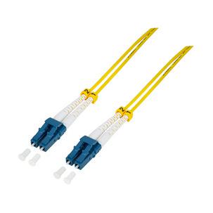 Symbolbild: LWL Patchkabel, LC-Duplex Stecker - LC-Duplex Stecker, OS2 FP0LC01