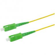 Symbolbild: LWL Patchkabel, SC-Simplex Stecker - SC-Simplex Stecker, OS2