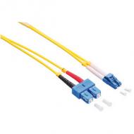 Symbolbild: LWL Patchkabel, LC-Duplex Stecker - SC-Duplex Stecker, OS2