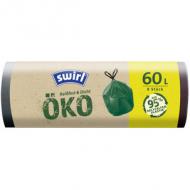 Symbolbild: Öko-Mülleimerbeutel, mit Zugband