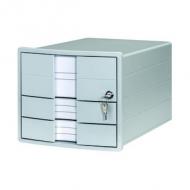 Schubladenbox IMPULS, lichtgrau