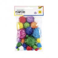 Pompons "SPARKLING RAINBOW"