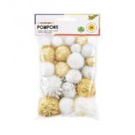 Pompons "Glitter X-Mas"