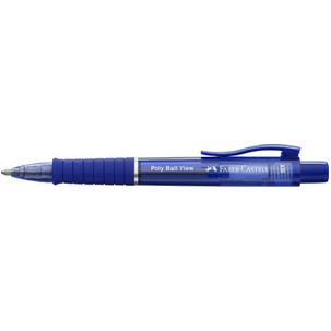 Druckkugelschreiber POLY BALL VIEW, blau 145753