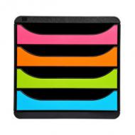 Schubladenbox BIG-BOX, schwarz / harlekin