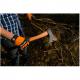 Universalaxt mit Holzstiel, Länge: 390 mm, 1 kg KT-SW1100
