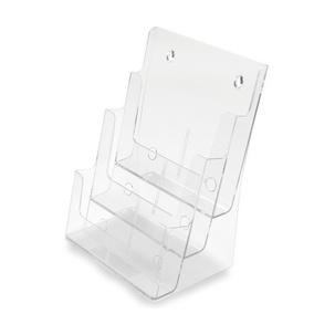 Prospekthalter, 3 Fächer - DIN A4 hoch 77901