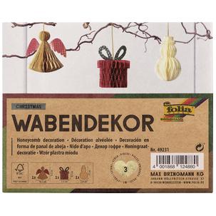 Wabendekor CHRISTMAS Geschenk & Co 49231