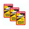 Toter-Winkel-Aufkleber "Angles Morts"