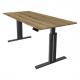 Sitz-/Steh-Schreibtisch "Move 3 elegant", (B)2.000 mm, lichtgrau 10323613