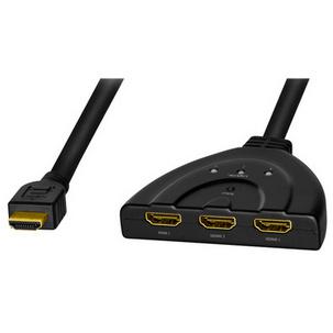 4K/30 Hz HDMI Splitter / Switch, bidirekt, Pigtail, 3-fach HD0040