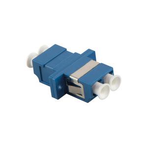 LWL Kupplung, 2x LC-Duplex, OS1/2, Multimode, blau FA02LC2