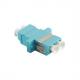 LWL Kupplung, 2x LC-Duplex, OM4, Multimode, violett FA02LC2
