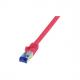 Symbolbild: Patchkabel Ultraflex, Kat. 6A, S/FTP - violett C6A057S