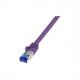 Symbolbild: Patchkabel Ultraflex, Kat. 6A, S/FTP - violett C6A123S