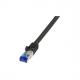 Symbolbild: Patchkabel Ultraflex, Kat. 6A, S/FTP - violett C6A085S