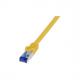 Symbolbild: Patchkabel Ultraflex, Kat. 6A, S/FTP - violett C6A085S