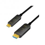 USB 3.2-C AOC Hybrid Glasfaserkabel