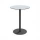Garten-Stehtisch CROSS, Durchmesser: 800 mm, grau TRCROS80H.02