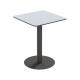 Gartentisch CROSS, Durchmesser: 800 mm, grau TRCROS60M.02