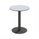 Gartentisch CROSS, Durchmesser: 800 mm, grau TRCROS60M.02
