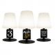 Symbolbild: LED-Tischleuchte TABLE LAMP mit Kreidetafelblättchen LP-BL-TA