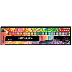 Textmarker BOSS® ORIGINAL, 23er Tischset ARTY- Verpackung 7023-01-5-20