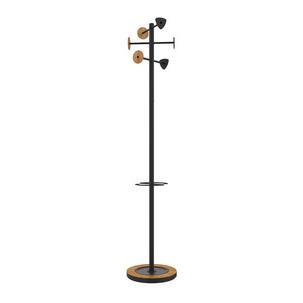 Garderobenständer BORA BAMBOO, schwarz 400153729