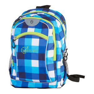 Freizeit-Rucksack "Night Vision", blau/weiß 950005