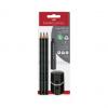 Bleistift GRIP 2001 Set, schwarz