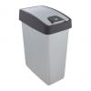 Abfalleimer, silber/anthrazit