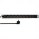 19" Steckdosenleiste, ohne Schalter, lichtgrau PDU9C05