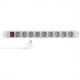 19" Steckdosenleiste, ohne Schalter, lichtgrau PDU9C05