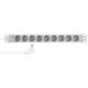 19" Steckdosenleiste, ohne Schalter, lichtgrau PDU9C05
