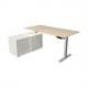 Komplett-Arbeitsplatz "Move 1", graphit 10221011