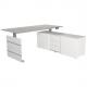 Komplett-Arbeitsplatz "Move 3 tube", anthrazit 10236055