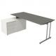 Komplett-Arbeitsplatz "Start Up", anthrazit 11494550