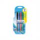 Druckkugelschreiber FlexGrip Ultra, 5er Blister, blau 2027739