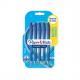 Druckkugelschreiber FlexGrip Ultra, 5er Blister, blau 2027739