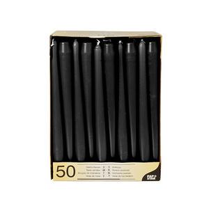 Leuchterkerzen, 22 mm, schwarz 89145