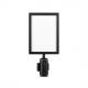 Inforahmen für Absperrsystem RETRACTABLE, schwarz RS-SIGN-A4-BL
