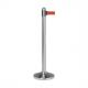 Absperrsystem RETRACTABLE - Inforahmen, chrom RS-SIGN-A4-PS